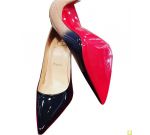 Semelles de protection rouges brillantes pour chaussures Christian Louboutin