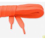 Lacet chaussure plat orange fluo 130cm basket, sport