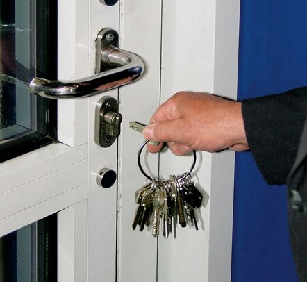 Anneau porte clés- Anneau trousseau de clés grand diamètre 100mm Anneau à  clés à ouverture rapide
